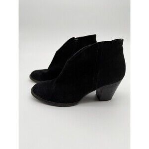 Paul Green Women’s Black Suede Zip Booties 8